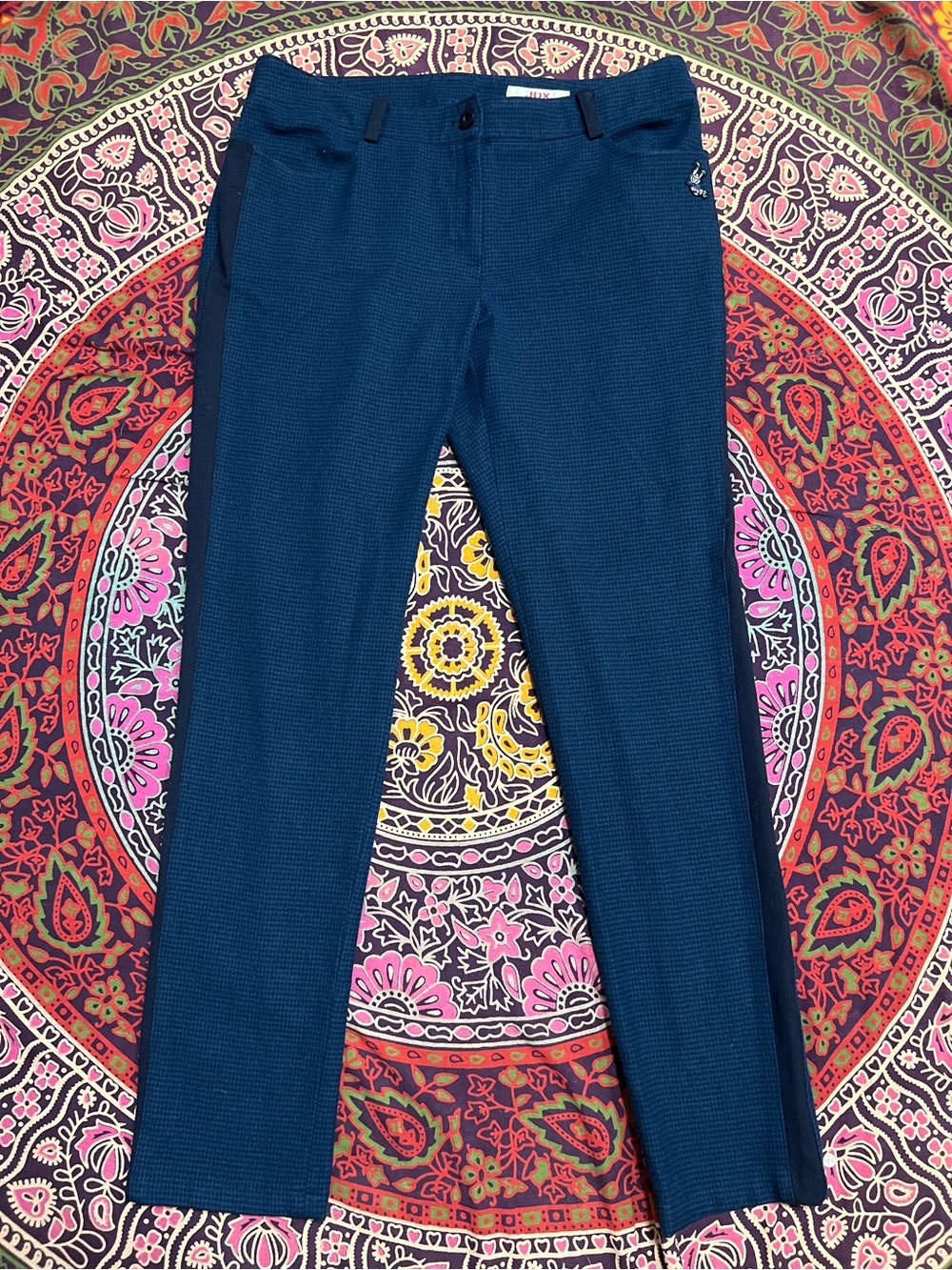 JDX Multisports Blue Checkered Pants Sz 32 Men’s Straight Fit Grandpacore
